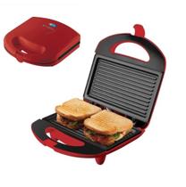 Sanduicheira Cadence Vermelha Misteira Tostadeira Grill Antiaderente 110v