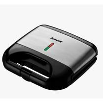 Sanduicheira e Grill AMS500 Preto/Inox Amvox