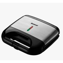 Sanduicheira e Grill AMS500 Preto/Inox Amvox Sanduicheira e Grill AMS500 Preto/Inox Amvox