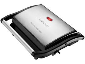 Sanduicheira e grill antiaderente 1000 watts inox Master Press- PG-01 (220V) Sanduicheira e grill antiaderente 1000 watts inox Master Press- PG-01 (220V)