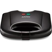 Sanduicheira e Grill Arno SACB Antiaderente Preto 600W com Alça Isolada e Trava de Segurança 220V Sanduicheira e Grill Arno SACB Antiaderente Preto 600W com Alça Isolada e Trava de Segurança 220V