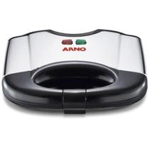 Sanduicheira e Grill Arno Sacs Antiaderente em Inox com Luz Indicadora 600W 220V