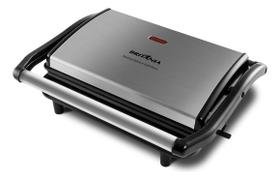 Sanduicheira e Grill Britânia 2 em 1 Bgr27i de 850W com Trava Inox Sanduicheira e Grill Britânia 2 em 1 Bgr27i de 850W com Trava Inox