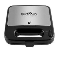 Sanduicheira e Grill Britânia Antiaderente Preta BGR20 127 Volts