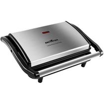 Sanduicheira e Grill Britania Press BGR27I 850 Watts 220 ~ 50/60 HZ - Prata/Preta Sanduicheira e Grill Britania Press BGR27I 850 Watts 220 ~ 50/60 HZ - Prata/Preta