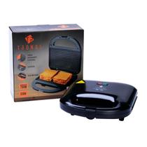 Sanduicheira E Grill Com Chapa Dupla Antiaderente Tronos 60D18 Preta 220V