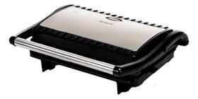 Sanduicheira e Grill Elétrica 800W Lanches Dupla Antiaderente Grelhados Amvox Ams 800 Inox Sanduicheira e Grill Elétrica 800W Lanches Dupla Antiaderente Grelhados Amvox Ams 800 Inox