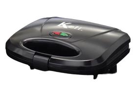 Sanduicheira e Grill Elétrico Koti Unic Preta 750W 220V Antiaderente e Prática