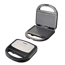 Sanduicheira e Grill Itatiaia Essencial 750W Inox 127V Antiaderente Preto Sanduicheira e Grill Itatiaia Essencial 750W Inox 127V Antiaderente Preto