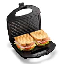 Sanduicheira e Grill Kian 2 Em 1 Antiaderente 750W 220V Preta