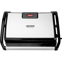 Sanduicheira E Grill Lenoxx Panini Pgr165 Preto E Inox 127V