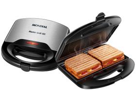 Sanduicheira e Grill Mondial Master S-20 Preto/Inox - 750W 110V