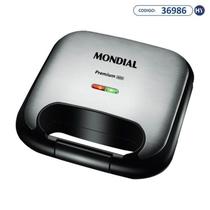 Sanduicheira E Grill Mondial Premium Inox S 25 750 Watts 220V ~ 50 60 Hz Prata P