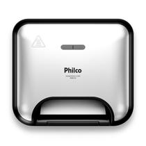 Sanduicheira e Grill Philco Inox 2 em 1 PGR27A 750W 127V Sanduicheira e Grill Philco Inox 2 em 1 PGR27A 750W 127V