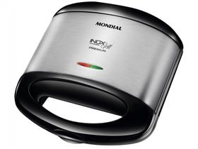 Sanduicheira e Grill Premium S-07 800W Preto/Inox - MONDIAL Sanduicheira e Grill Premium S-07 800W Preto/Inox - MONDIAL