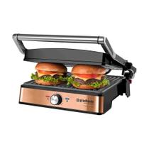 Sanduicheira E Grill Press Prime Inox Gradiente PGGR152 220v Cor Prateado Cobre Collection