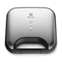 Sanduicheira Electrolux Efficient ESG20 Inox Antiaderente com Potência de 750W e Alça Antitérmica. 220V