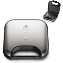 Sanduicheira Electrolux ESG20 Inox Elétrica Antiaderente Grill Lanche Chapa