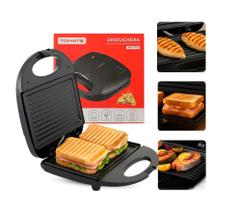 Sanduicheira Elétrica 750w 110v Aquecimento Rápido Lanches