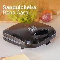 Sanduicheira Elétrica Bene Casa Antiaderente com Placas de Aquecimento Rápido Sanduicheira Elétrica Bene Casa Antiaderente com Placas de Aquecimento Rápido