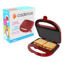 Sanduicheira Elétrica Fast Grill Sandwich Colors Vermelha Cadence 127V