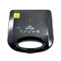 Sanduicheira Elétrica Lanche Preto Misto Quente 220v