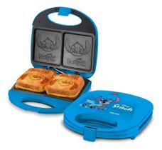 Sanduicheira Elétrica Mallory Stitch Placas com Design Exclusivo Antiaderente Alça com Toque Frio e Trava de Segurança