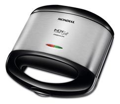Sanduicheira Elétrica Mondial S07 Grill Portátil Grelha 2 em 1 800 Watts Saudável Prático 220v