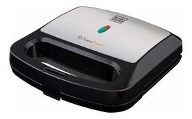Sanduicheira Elétrica Pt Inox Black+ Decker Sm800 Cor Preto/Inox