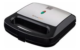 Sanduicheira Elétrica Pt Inox Black+ Decker Sm800 Cor Preto/Inox