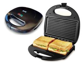 Sanduicheira Elétrica Tostex Antiaderente Preta Chapas Grill 110 V 750 W Preta BAK Sanduicheira Elétrica Tostex Antiaderente Preta Chapas Grill 110 V 750 W Preta BAK