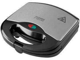 Sanduicheira Fama FGR01PI Preto e Prata 700W - Antiaderente Controle de Temperatura Sanduicheira Fama FGR01PI Preto e Prata 700W - Antiaderente Controle de Temperatura