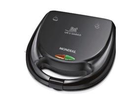 Sanduicheira Fast Grill Sandwich Mondial S12 750w Preto 127v