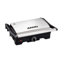 Sanduicheira Grill Arno Dual Inox Gnox 8010000261 Abertura 180 Placas Antiaderentes 110V Sanduicheira Grill Arno Dual Inox Gnox 8010000261 Abertura 180 Placas Antiaderentes 110V