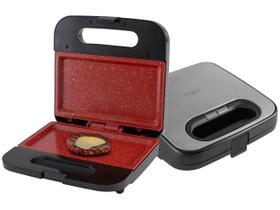 Sanduicheira/Grill Britânia BGR16 2 em 1, Redstone, Inox/Preto Sanduicheira/Grill Britânia BGR16 2 em 1, Redstone, Inox/Preto
