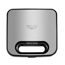 Sanduicheira/Grill Britânia BGR16 2 em 1, Redstone, Inox/Preto