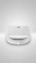 Sanduicheira Grill Elétrica 750W Antiaderente Branca