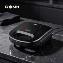 Sanduicheira Grill Elétrica Aço Inox Preta 750 W