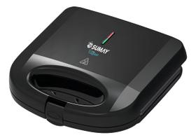 Sanduicheira Grill Elétrica Antiaderente Preto Sumay 127V