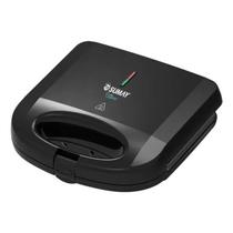 Sanduicheira Grill Elétrica Antiaderente Sumay Preto 220v