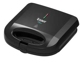 Sanduicheira Grill Elétrica Antiaderente Sumay Preto 220v