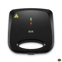 Sanduicheira Grill Eletrica BAK 750W Chapa Dupla Antiaderente 127V 220V