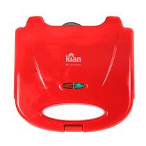Sanduicheira Grill Kian Vermelha Potência 750W Chapa Antiaderente - 110V