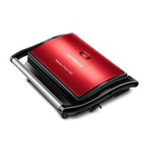 Sanduicheira Grill Master Press Red Ceramic 2 em 1 Antiaderente 1000W Mondial PG-01-RC 220v