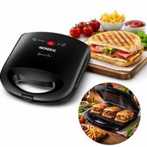 Sanduicheira Grill Mondial 750W 2 em 1 Revestimento Antiaderente Não Gruda e Fácil de Limpar Sanduicheira Grill Mondial 750W 2 em 1 Revestimento Antiaderente Não Gruda e Fácil de Limpar