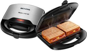 Sanduicheira Grill Mondial Inox 750w Platinum Cook 220V
