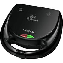 Sanduicheira Grill Mondial s-12 750 W 220V - Preto