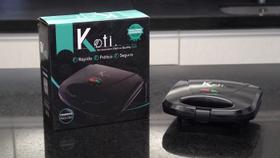 Sanduicheira Grill Quality Koti Preta 750w 110v ou 220v