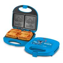 Sanduicheira mallory stitch placas desenhadas azul 750w 127v