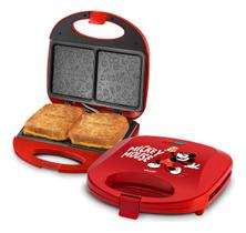 Sanduicheira Mickey Mouse Funny Plates Mallory Cor Vermelho